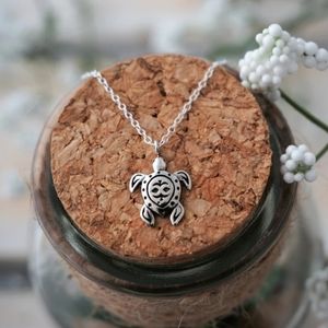 925 Sterling Silver Turtle Necklace